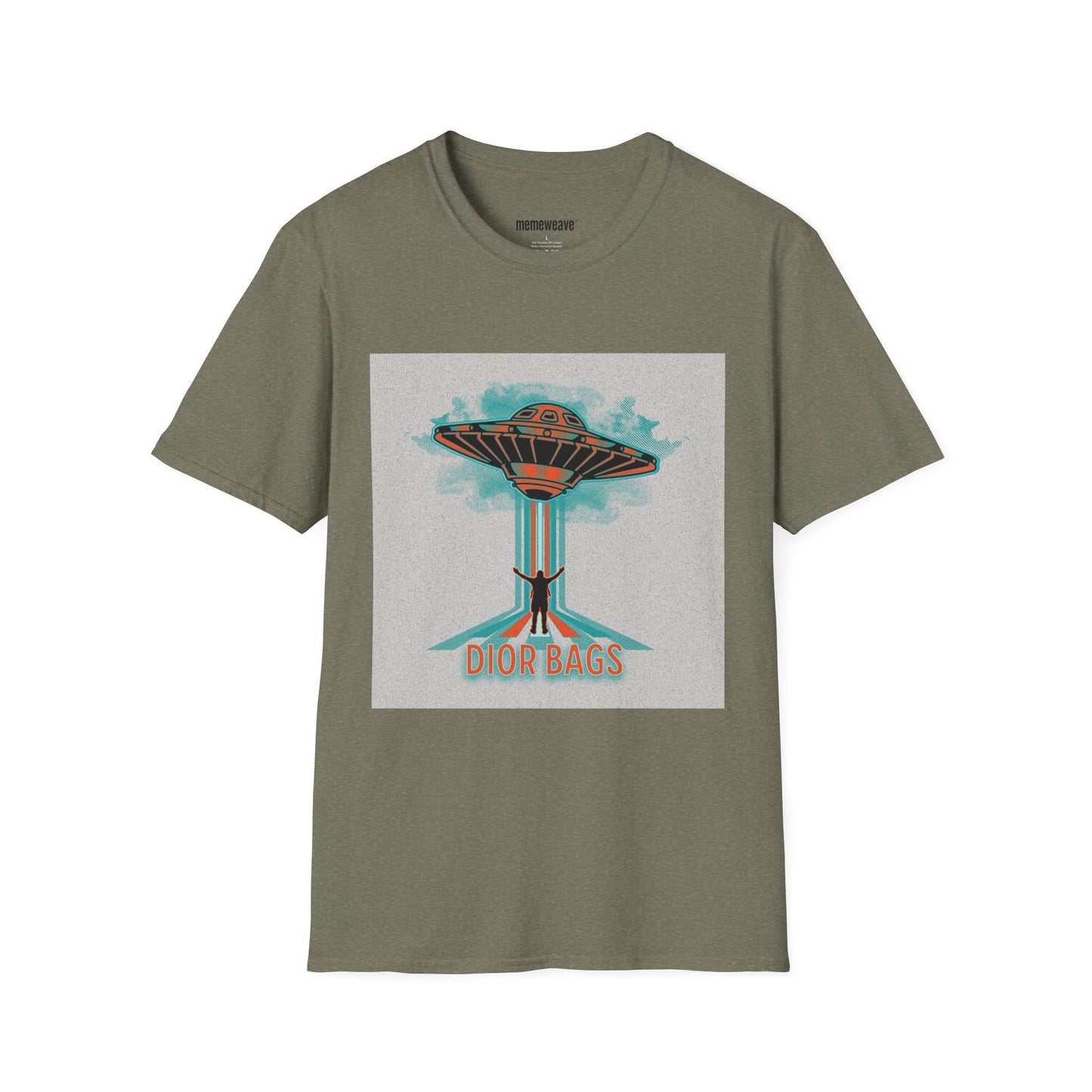 T-Shirt with drones or UFO's nah they're dior bags Project blue beam design