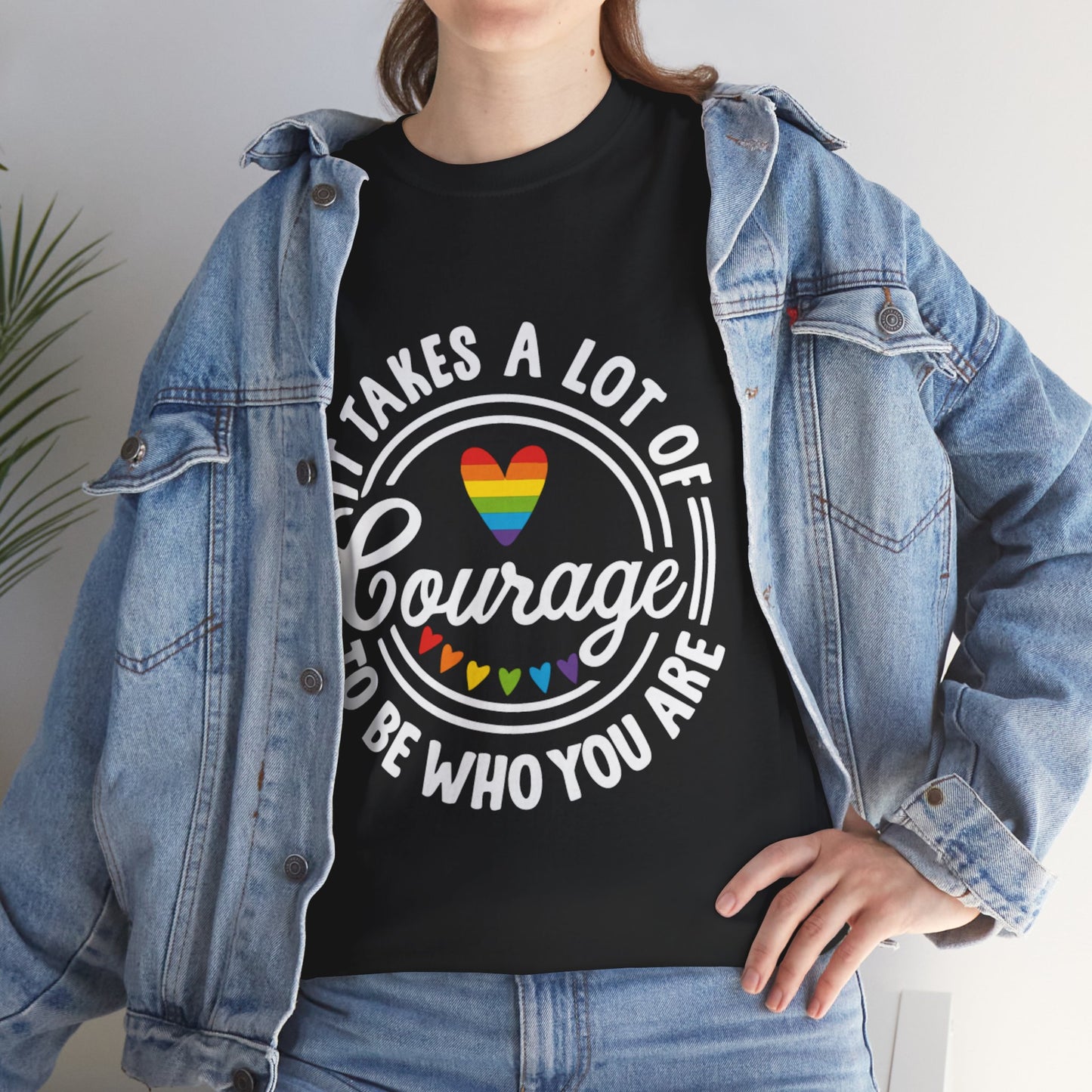 “It Takes a Lot of Courage” Pride Tee