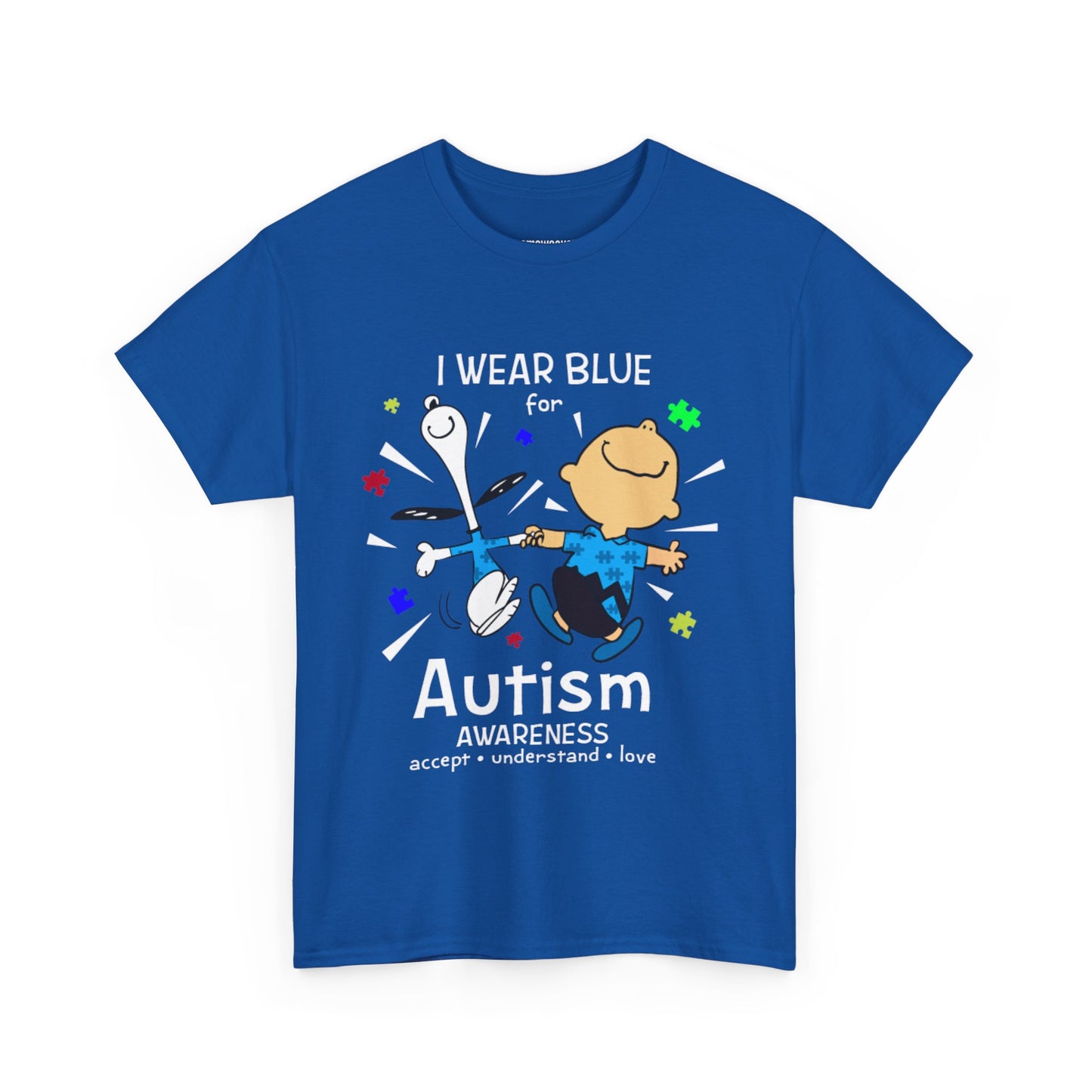 “I Wear Blue for Autism” Awareness Tee