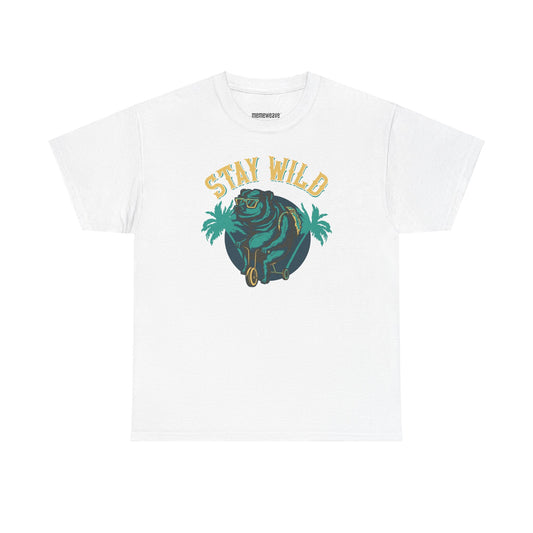 Stay Wild Dog On A Bike - Unisex Shirt - Basic Shirt