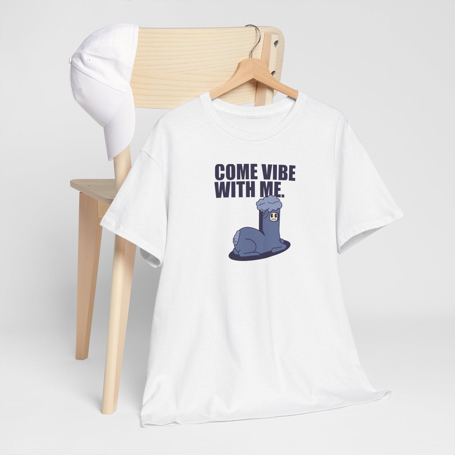 Come Vibe With Me Llama Purple Pose - Unisex Shirt - Basic Shirt