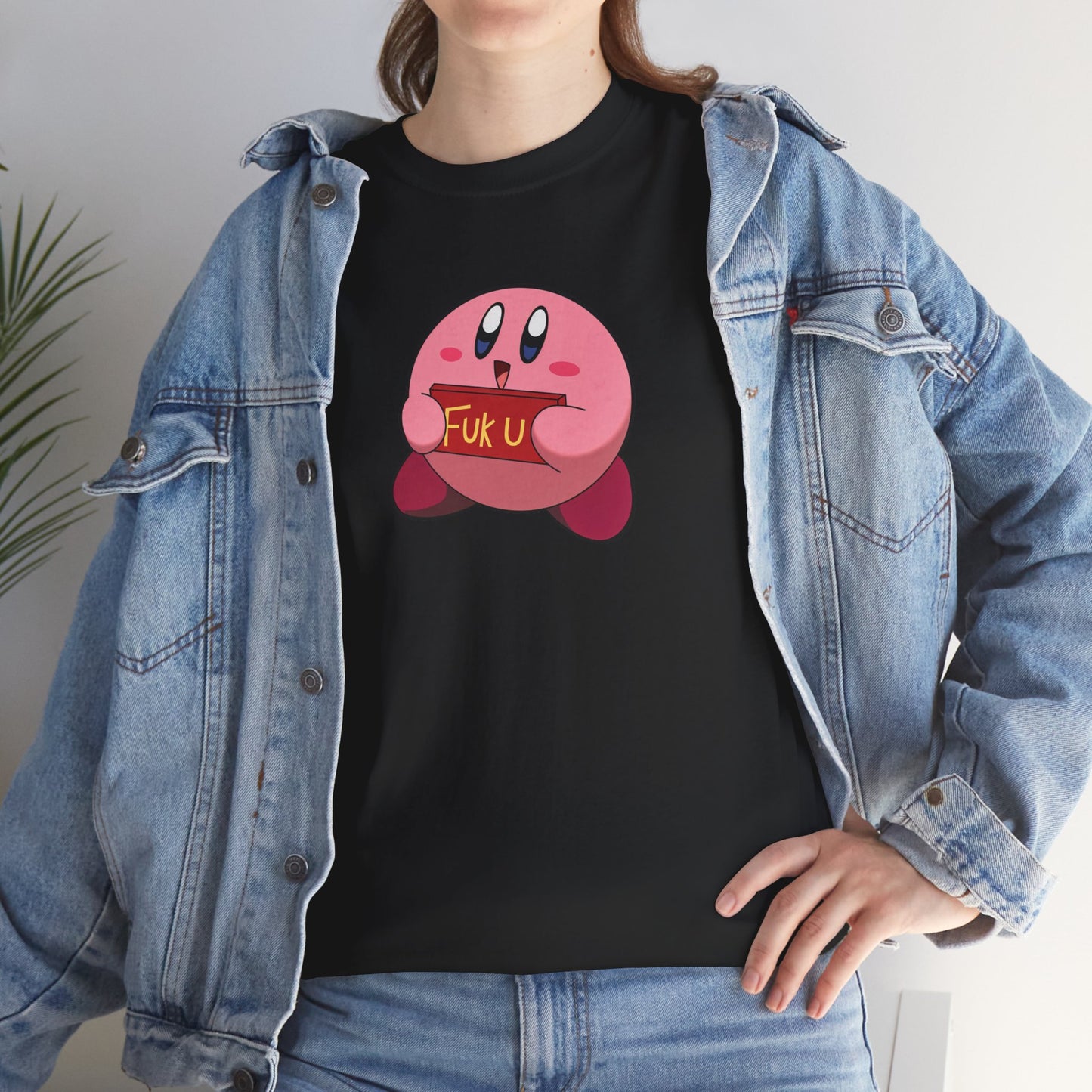 Kirby Cute Cursing - Unisex Shirt - Valentines Shirt