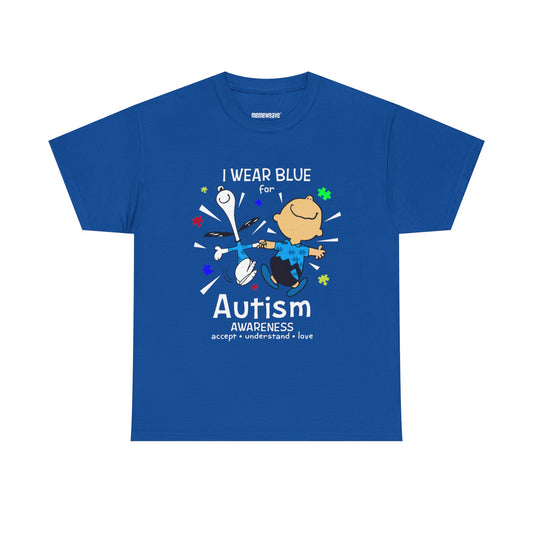 “I Wear Blue for Autism” Awareness Tee