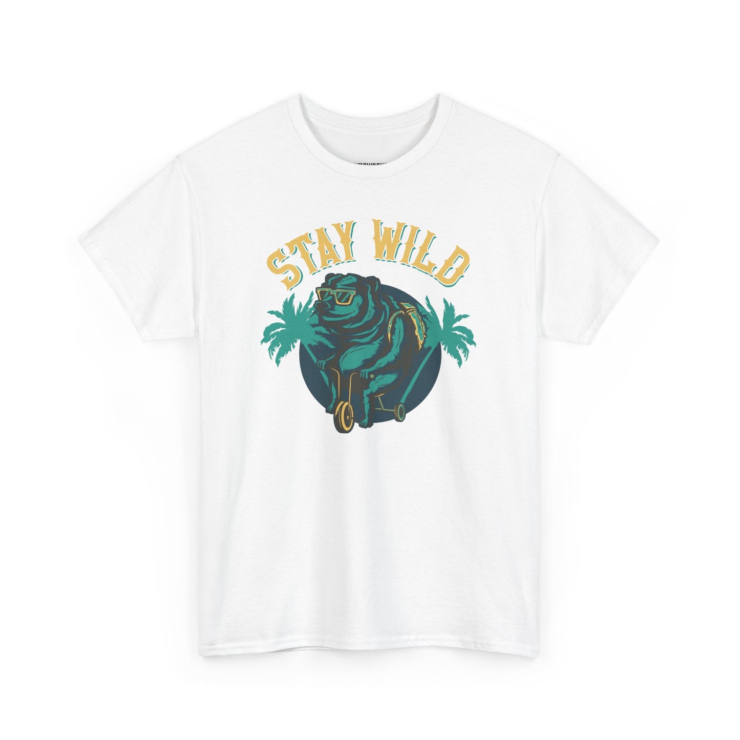 Stay Wild Dog On A Bike - Unisex Shirt - Basic Shirt