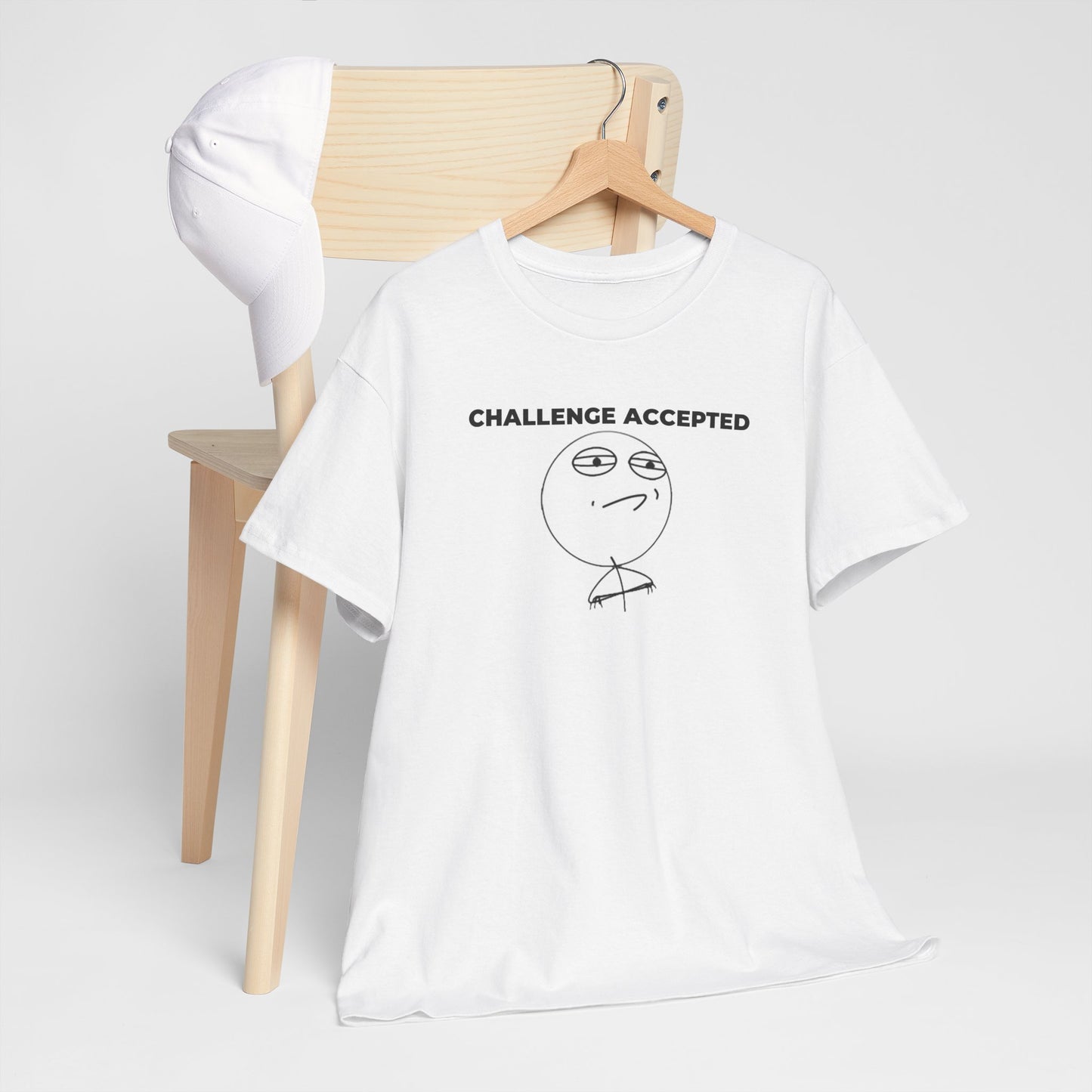 Challenge Accepted Stick Figure - Unisex Shirt - Meme Shirt